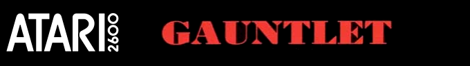 Gauntlet logo for Atari 2600
